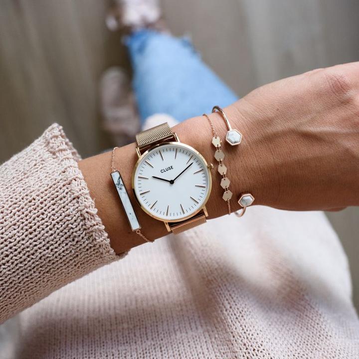 Actual product image Cluse Strap 18 mm (18 mm, Stainless steel)