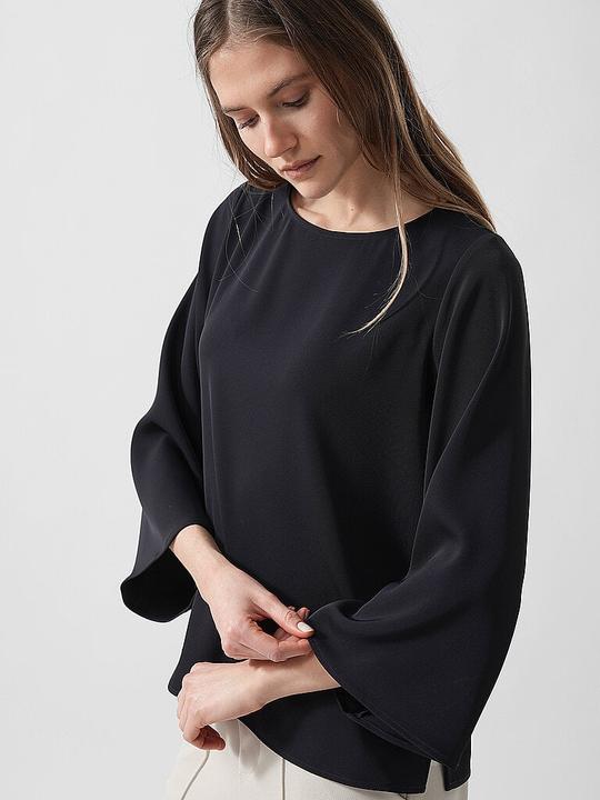 Immagine prodotto Comma Bluse Blusenshirt mit Cape-Ärmeln aus fliessender Travel Ware (34)