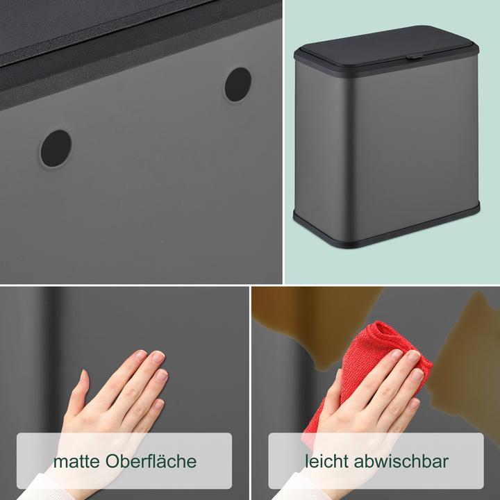 Produktbild Relaxdays Matter Mülleimer 5 L (5 l)