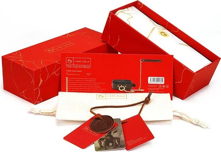 Produktbild Liebe Seele Lederhalsband mit Leine