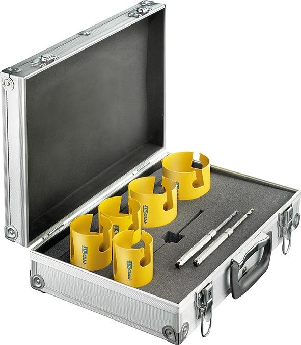 Actual product image technocraft HM hole saw set PRO-FIT (65 mm, 78 mm, 83 mm, 68 mm, 58 mm)