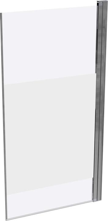 Hüppe Design pure Badewannenabtrennung, 1-teilig, Breite 750mm, Höhe 1500mm, 8P1901092375 (75 cm)