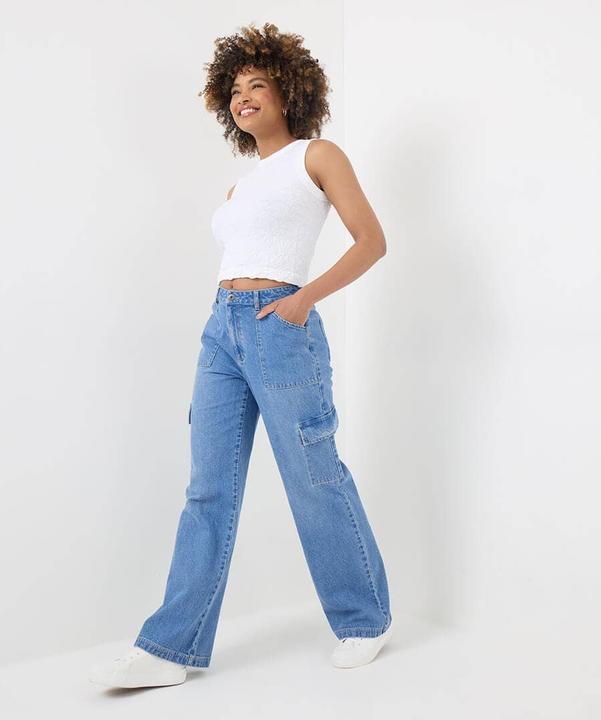 Immagine prodotto Joe Browns High-Waisted Cargo Jeans (44)