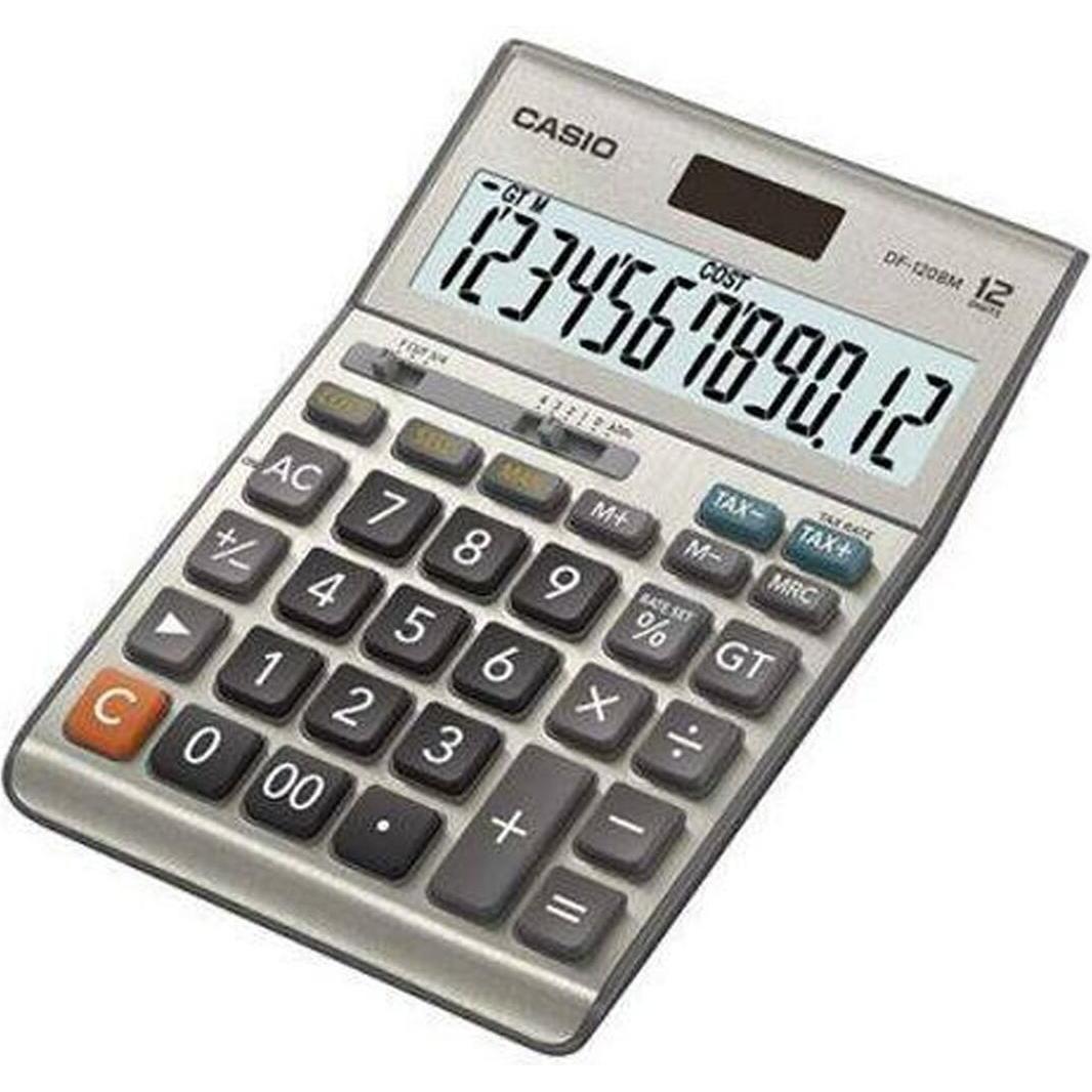 Thumbnail - Casio, Taschenrechner, Df-120bm (Solarzellen, Batterien)