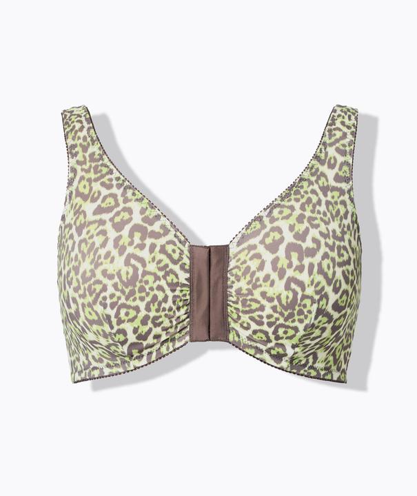 Actual product image Ulla Popken Leopard Print Comfort Bra (Single pack, 125 D)