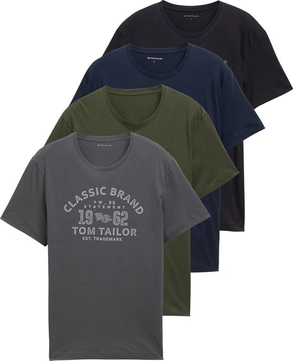 Produktbild Tom Tailor T-Shirt 4er Pack (3XL)