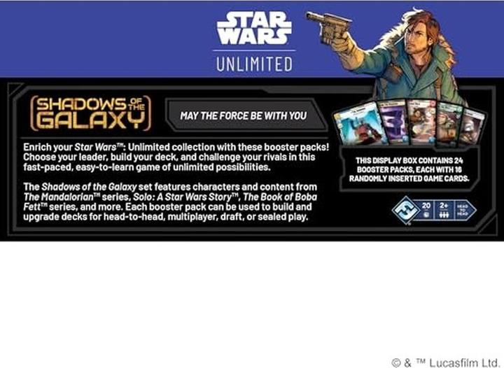 Produktbild Star Wars Schatten der Galaxis Booster Display (Englisch, Booster Display)
