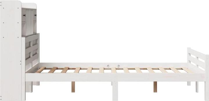 Image du produit vidaXL Bett mit Regal (150 x 200 cm)