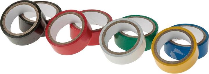 Actual product image Kinzo Insulating tape set 8 pcs. (18 mm)