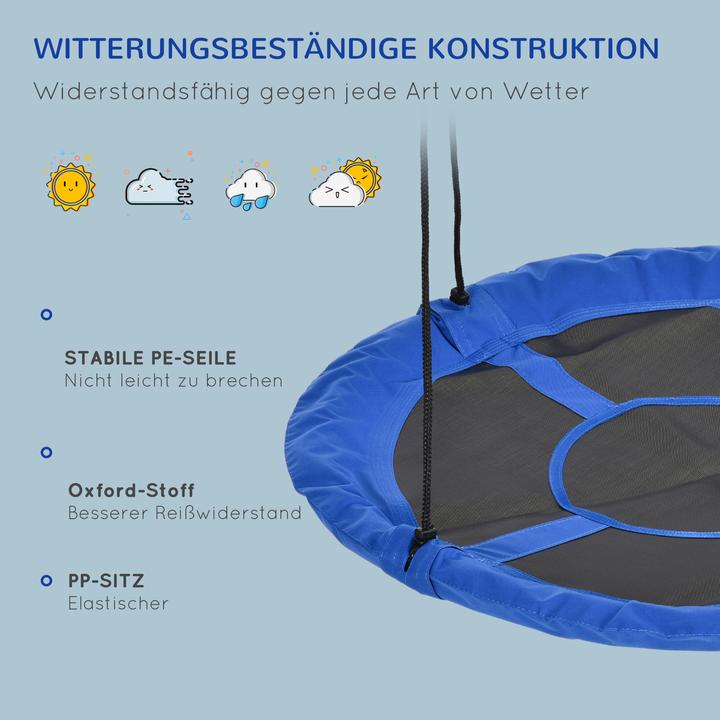 Immagine prodotto Outsunny Nestschaukel mit Seile