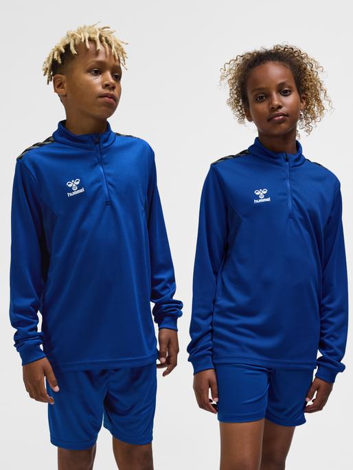 Produktbild hummel Hmlauthentic Half Zip Sweat Kids (140)
