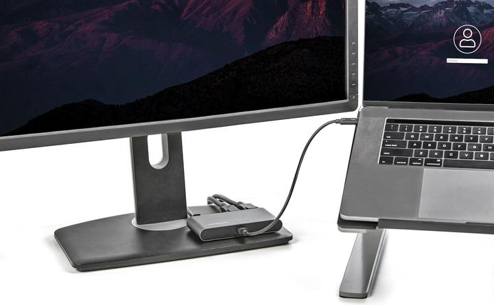Actual product image StarTech TB3DKM2DPL (Thunderbolt, 4 Ports)