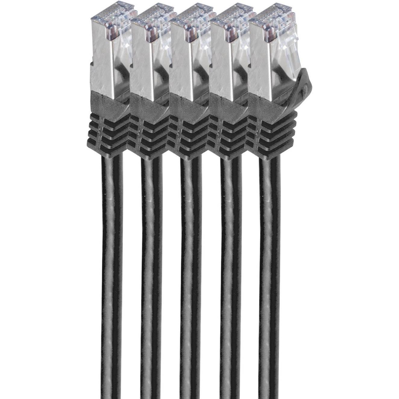 Shiverpeaks BS75511-S-SET5. Kabellänge: 1 m, Kabelstandard:Cat.7 Rohkabel, Kabelschirmung: S/FTP (S-STP), Anschl (S/FTP,...