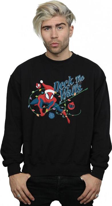 Immagine prodotto Spider-Man Deck The Walls Felpa Uomo (4XL)