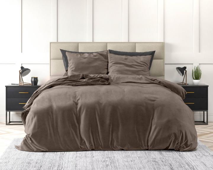 Actual product image Sleeptime Duvet cover velvet plain (Duvet cover, 140 x 220 cm)