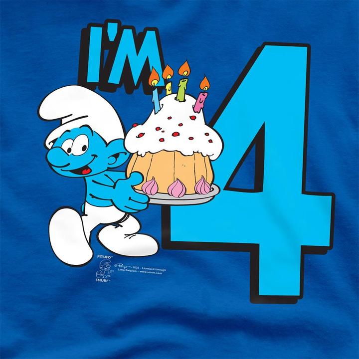 Produktbild The Smurfs I'm 4 TShirt (S)