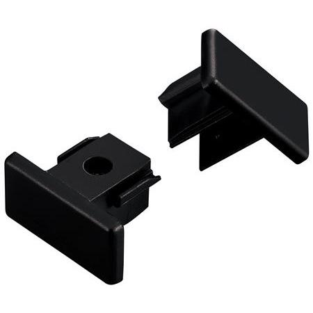 Csdk SL, Wandleuchte + Deckenleuchte, Quadratische 1f 230v Endkappe Schwarz - Standard