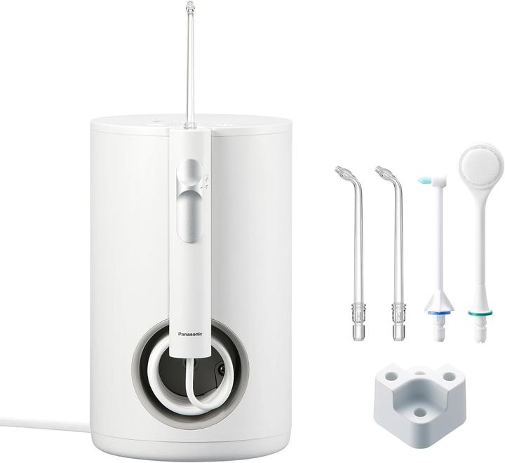 Actual product image Panasonic Ultrasonic Family Water Flosser with Child Mode, 10 Pressure Settings, IPX7, 5 Nozzles