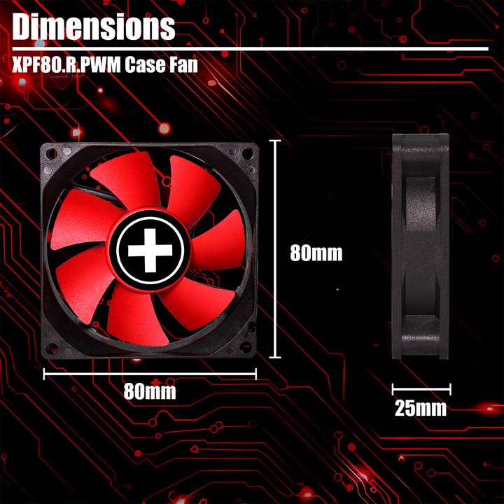 Produktbild Xilence Performance C Series XPF80.R.PWM (80 mm, 1x)
