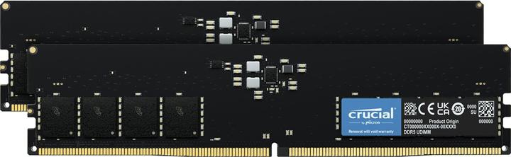 Produktbild Crucial RAM D5 5200 64GB C46 K2 (2 x 32GB, 5200 MHz, DDR5-RAM, DIMM)
