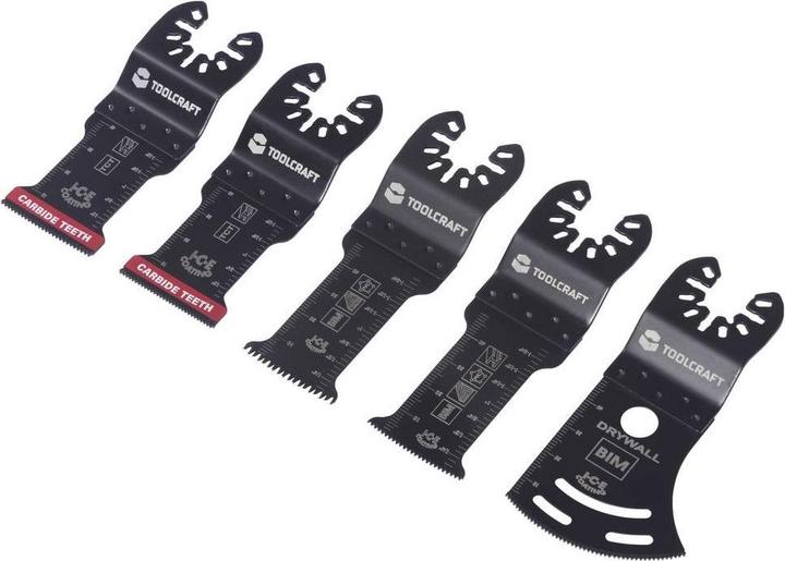 Produktbild Toolcraft TO-10285188 Bimetall, Carbide Multifunktionswerkzeug-Zubehör-Set 5