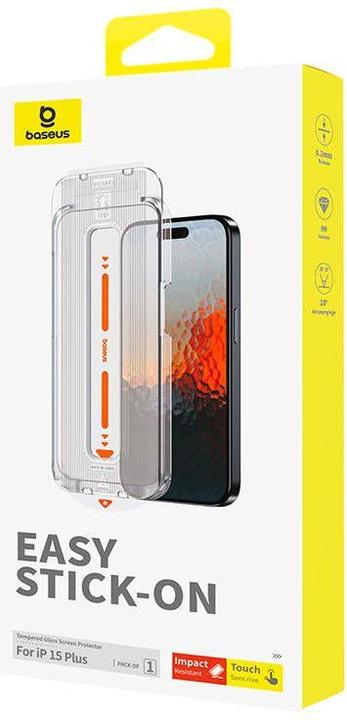 Produktbild Baseus Sapphire Tempered Glass 0.3mm for iPhone 15 Plus (1 Stk., Apple iPhone 15 Plus)