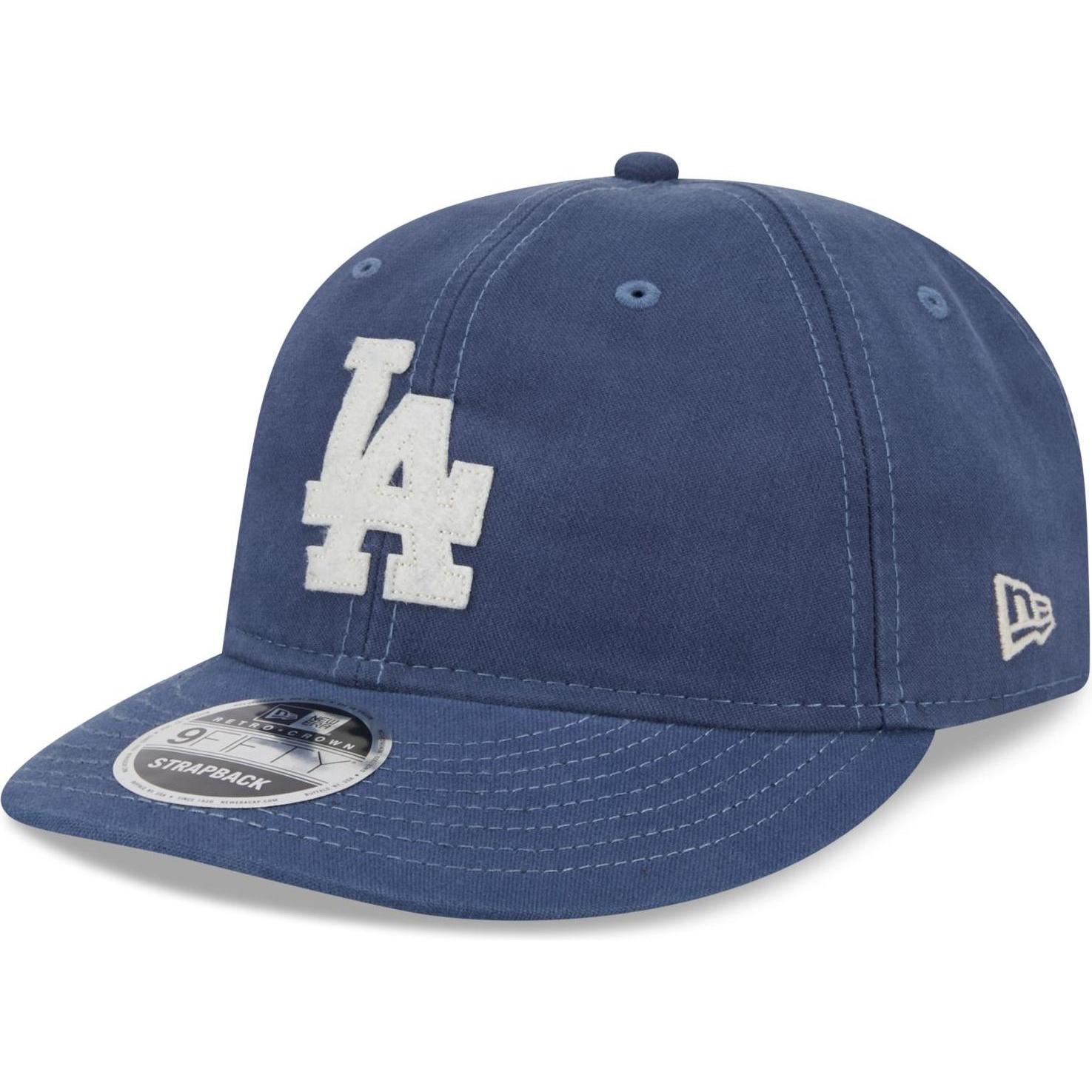 New Era, Herren, Cap, 9Fifty Retro Crown Cap Felt Los Angeles Dodgers, Blau