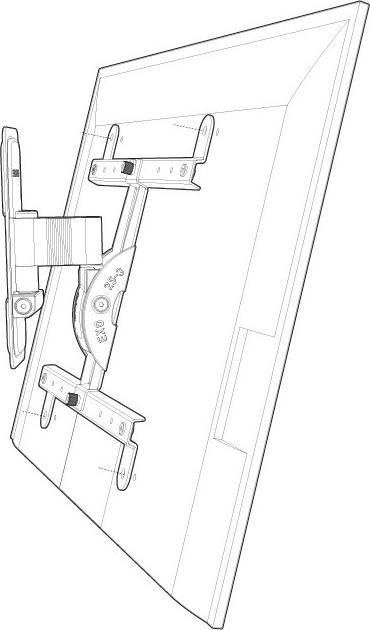 Actual product image Erard EXO 400 TW3 (Wall, 55", 25 kg)