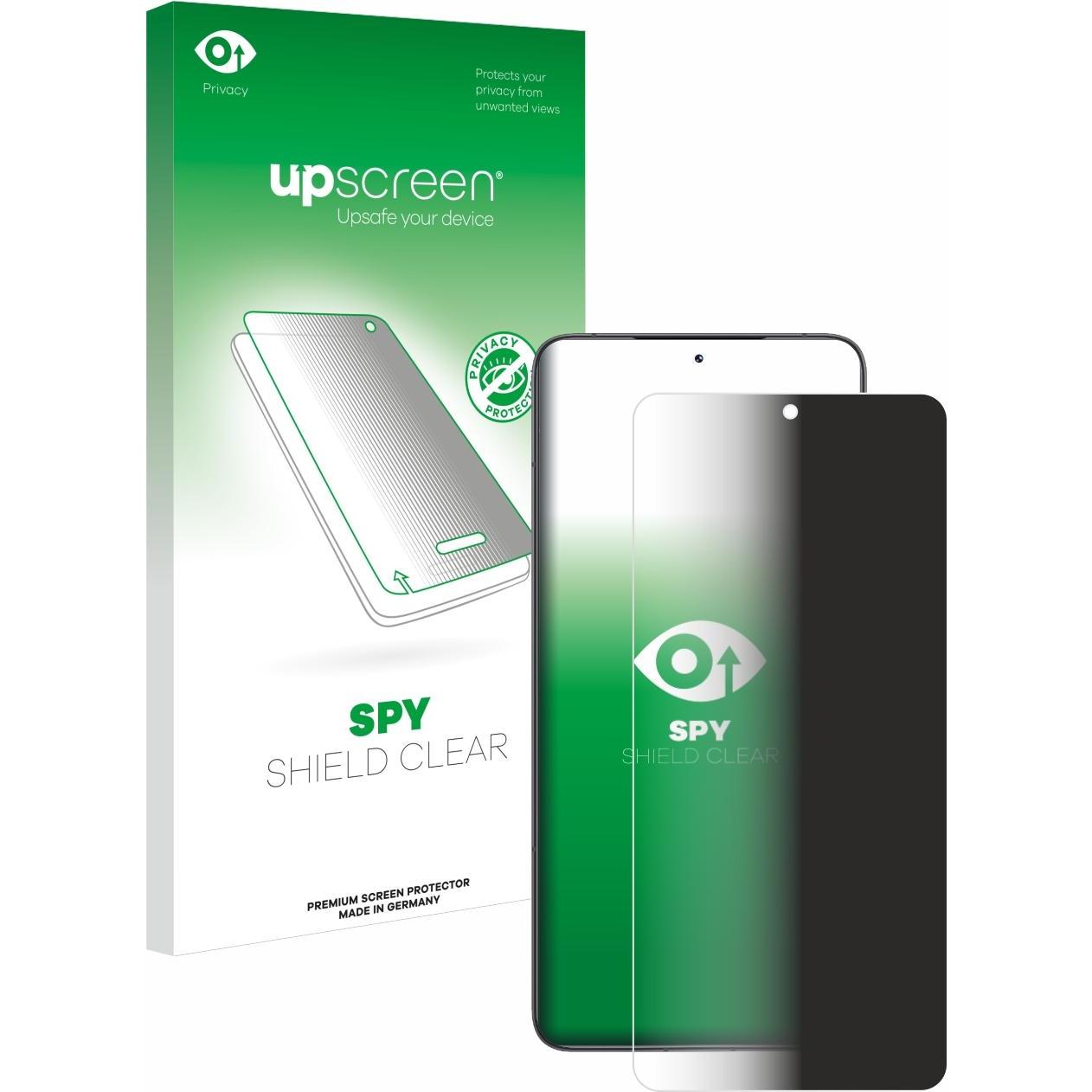upscreen Spy Shield Blickschutzfolie (1 Stück, Xiaomi Poco F6 Pro), Smartphone Schutzfolie, Blau