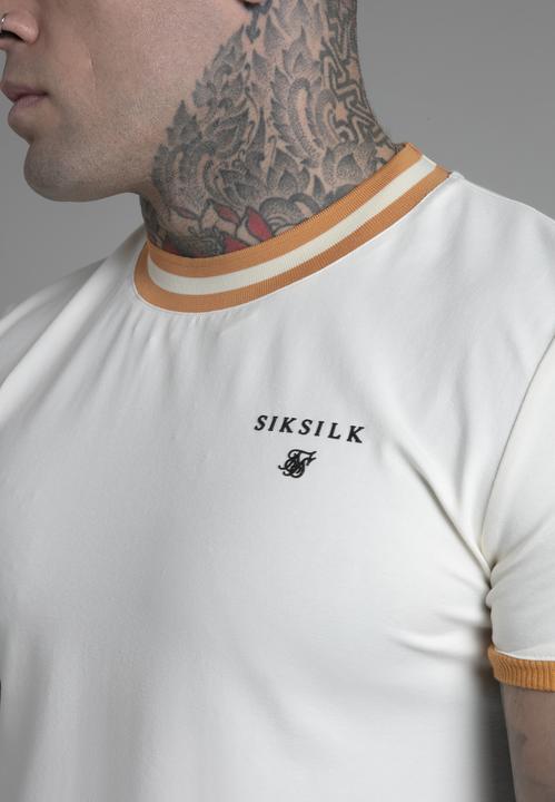Immagine prodotto Siksilk T-shirt T-shirt Ringer in ecru (L)