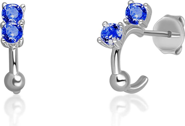 Image du produit JVD Boucles d'oreilles cercle argent avec zircons SVLE0701XH2M100