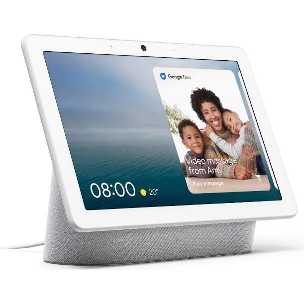 Google Nest Hub Max (Google Home), Smart Speaker, Weiss