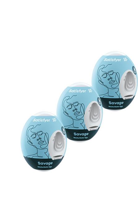 Image du produit Satisfyer Masturbator Egg Set - Savage - 3 pcs