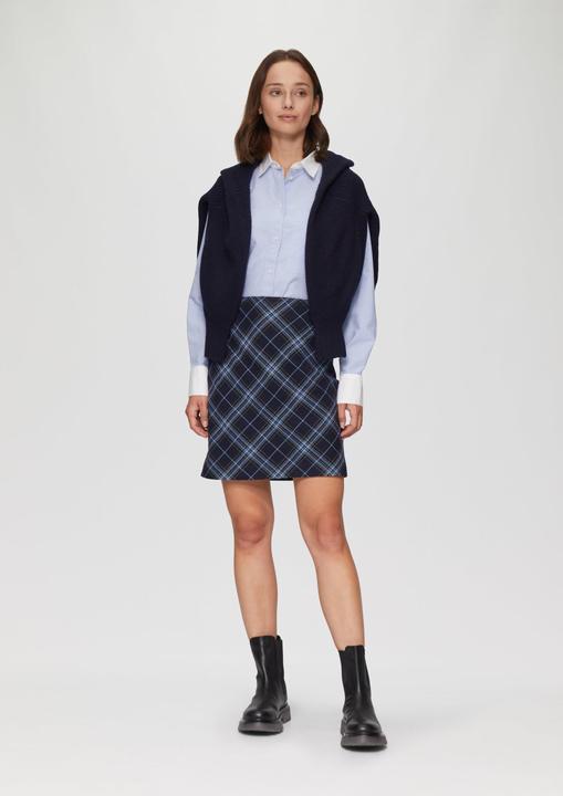 Immagine prodotto s.Oliver Bluse Hemdbluse aus Baumwolle mit Kontrast-Details (46)