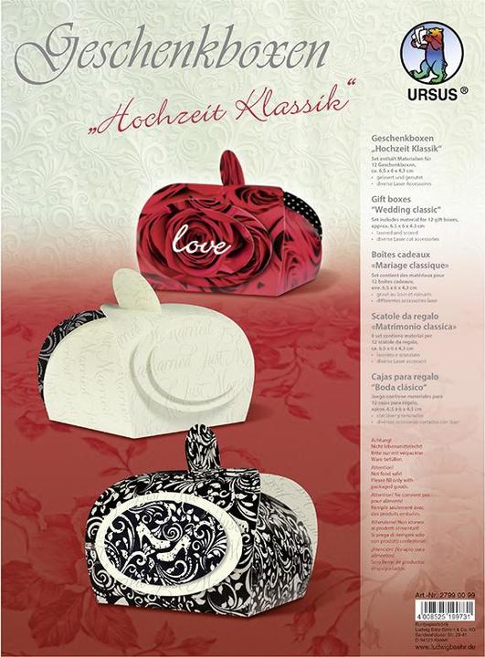 Produktbild Ursus Geschenkbox.Hochzeit Klassik.2799-00-99 (Geschenkbox, 12 x)