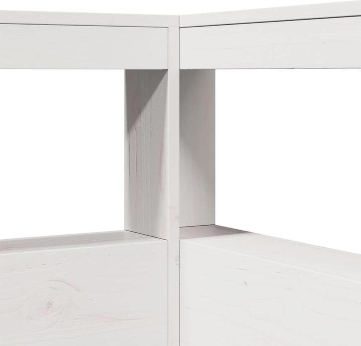 Actual product image vidaXL Bett mit Regal (200 x 200 cm)