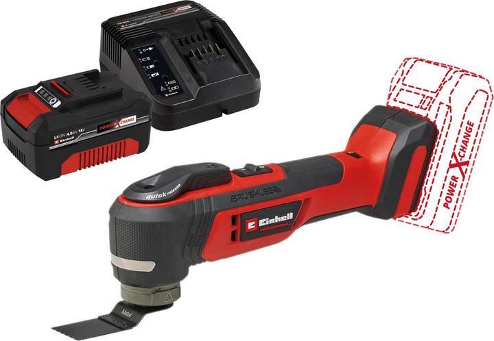 Produktbild Einhell Akku-Multifunktionswerkzeug TP-MG 18 Li BL Kit (1x 4,0 Ah)
