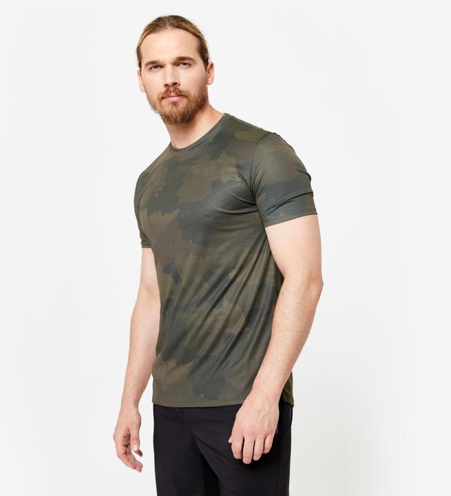 Actual product image Domyos T-shirt men - Essential khaki (XL)
