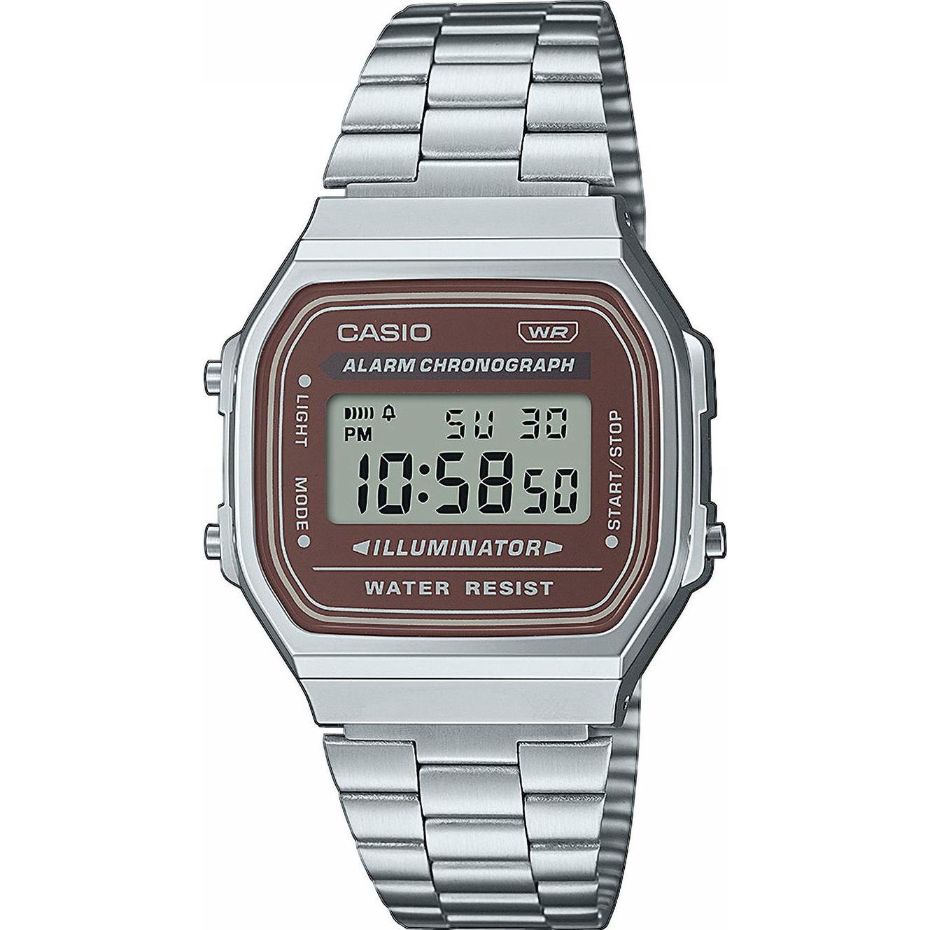 Casio Marrone Orologio Da Polso, A168wa-5Ayes, (Orologio Digitale, 36 Mm)