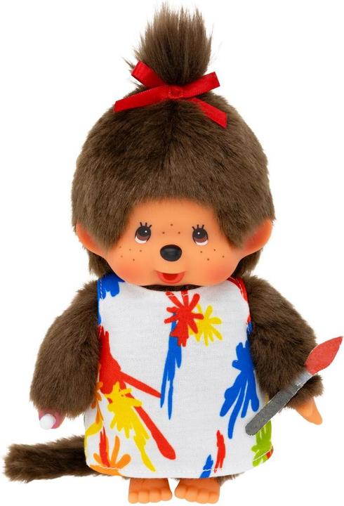 Monchhichi Plüschfigur Painting Girl 20cm (24 cm)