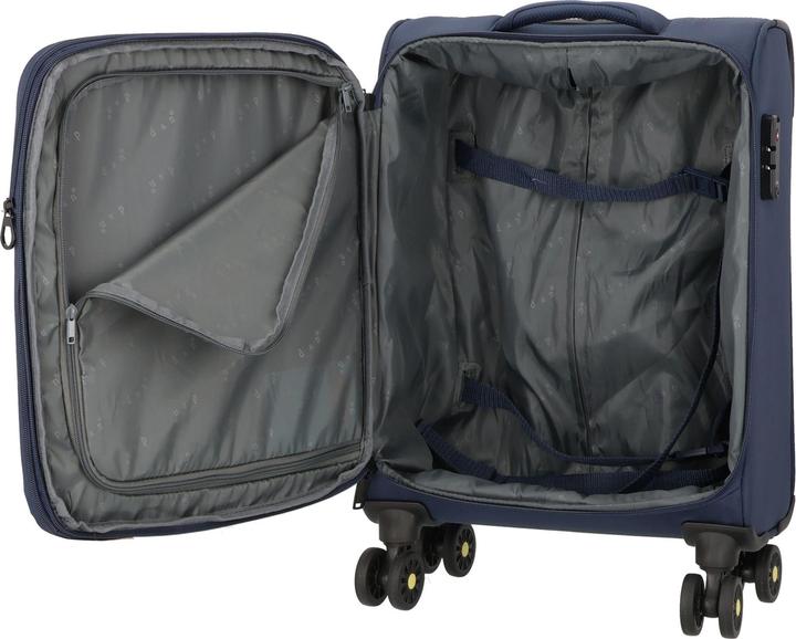 Image du produit D&N Travel Line 9704 4 roues trolley cabine S 55 cm avec soufflet extensible (38 l)