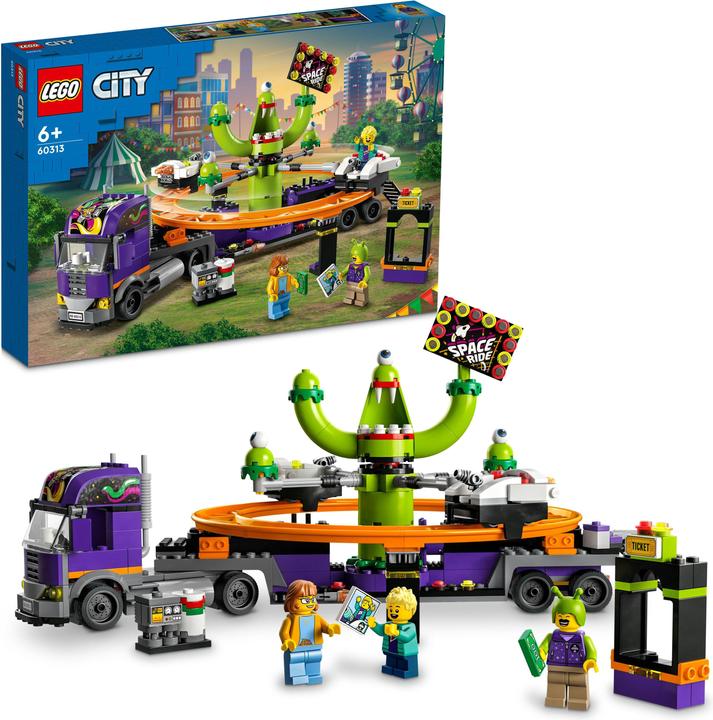 Produktbild LEGO LKW mit Weltraumkarussell (60313, LEGO City)