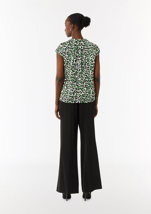 Immagine prodotto Comma Bluse Gemusterte Satinbluse mit Raffung (34)