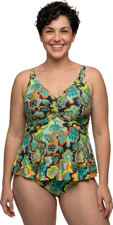 Produktbild Ulla Popken Tankini, Boho-Muster, Softcups, Träger verstellbar, recycelt (42)