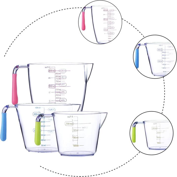 Produktbild Intirilife 3er Pack Messbecher (900 ml)