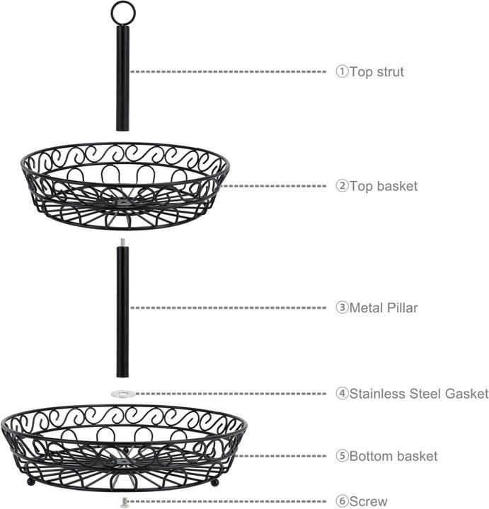 Produktbild Intirilife Obstkorb Etagere