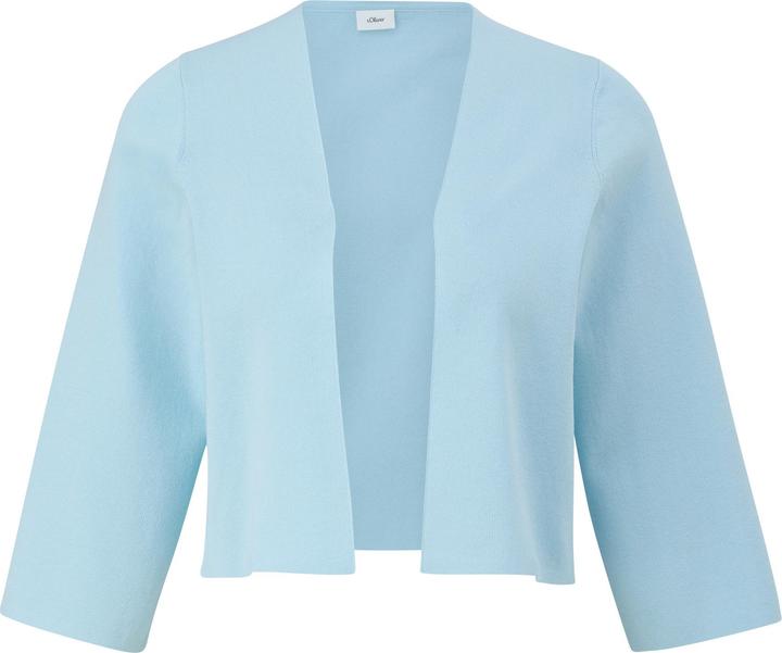 Produktbild s.Oliver Strickjacke Strickjacke aus Baumwollmix (42)