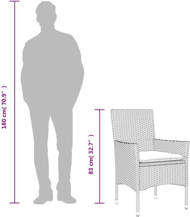 Actual product image vidaXL Kendre (90 cm)