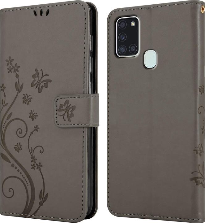 Produktbild Cadorabo Flower Book Cover (Samsung Galaxy A21s)