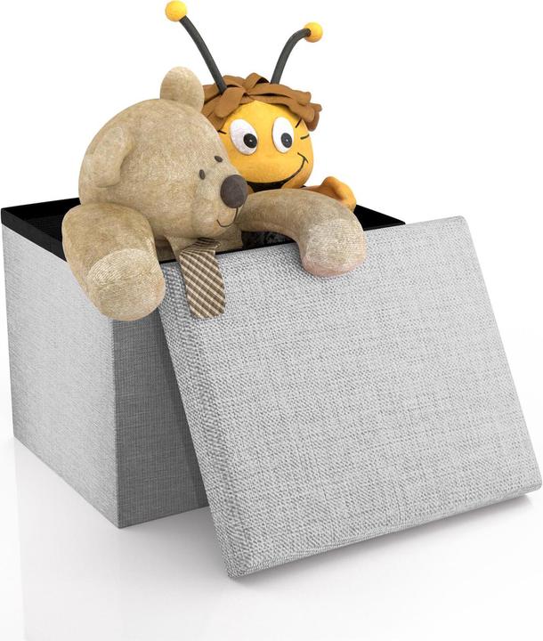 Image du produit Intirilife Cube d'assise ALASKA GRAU